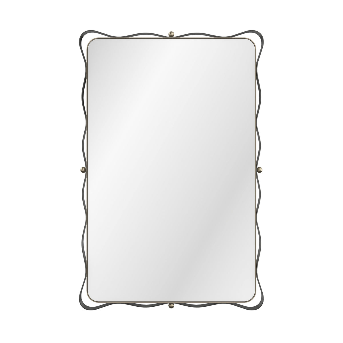 Marseille Brushed Gold Mirror 31" by Caracole