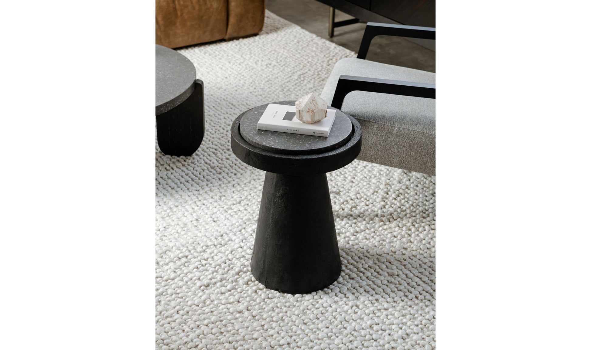 Book Accent Table Black by Moe's Home Collection - view 6