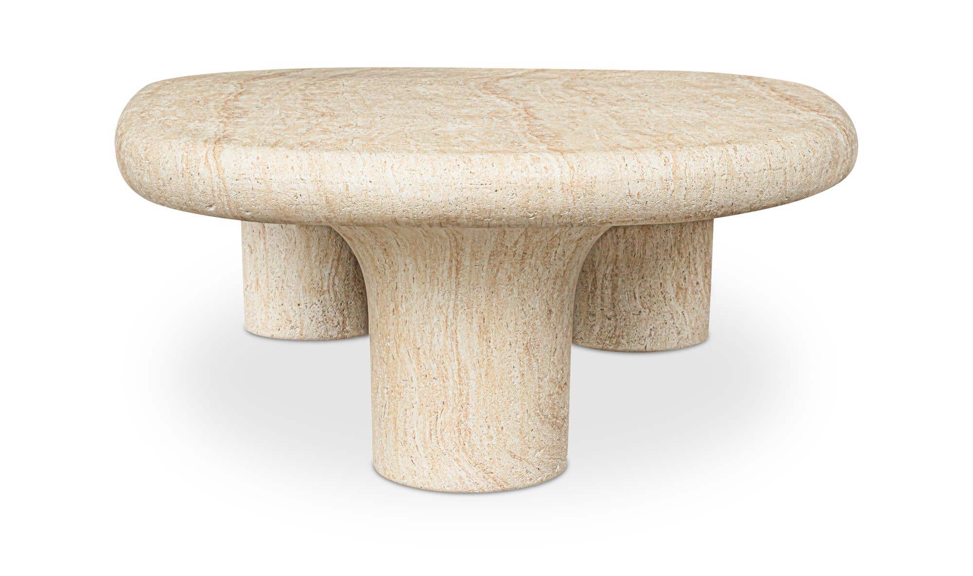 Warby Outdoor Coffee Table beige by Moe's Home Collection - view 15