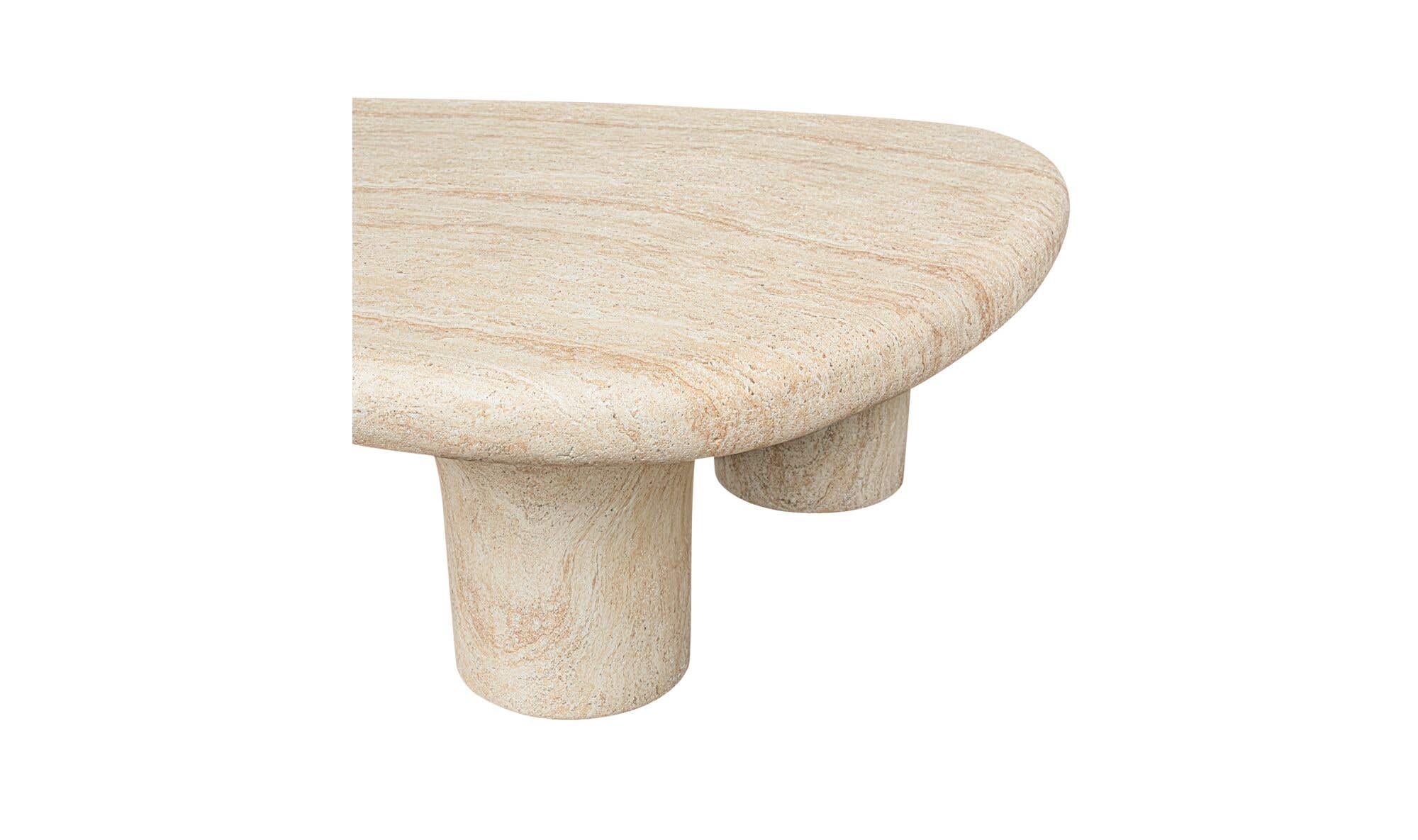 Warby Outdoor Coffee Table beige by Moe's Home Collection - view 21