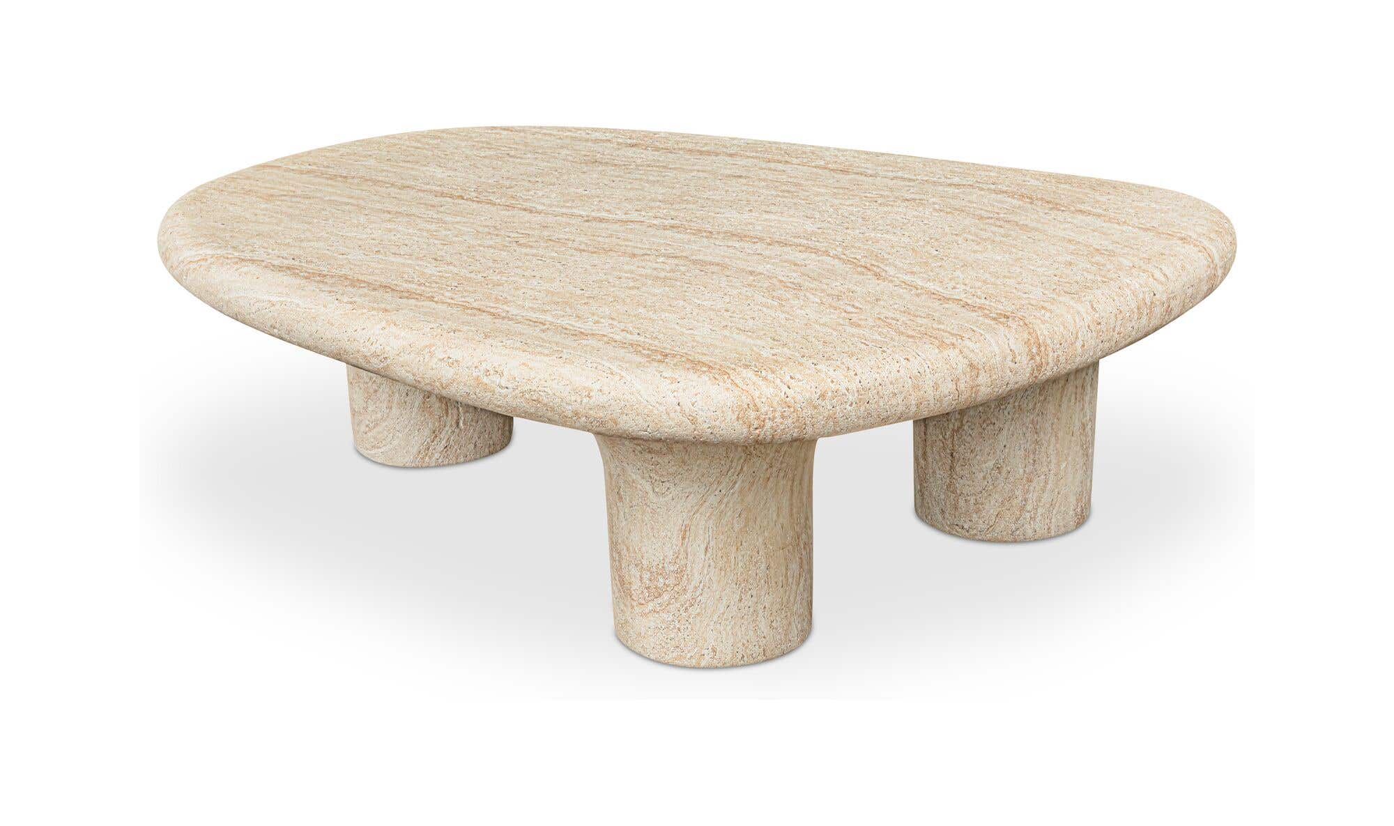 Warby Outdoor Coffee Table beige by Moe's Home Collection - view 13