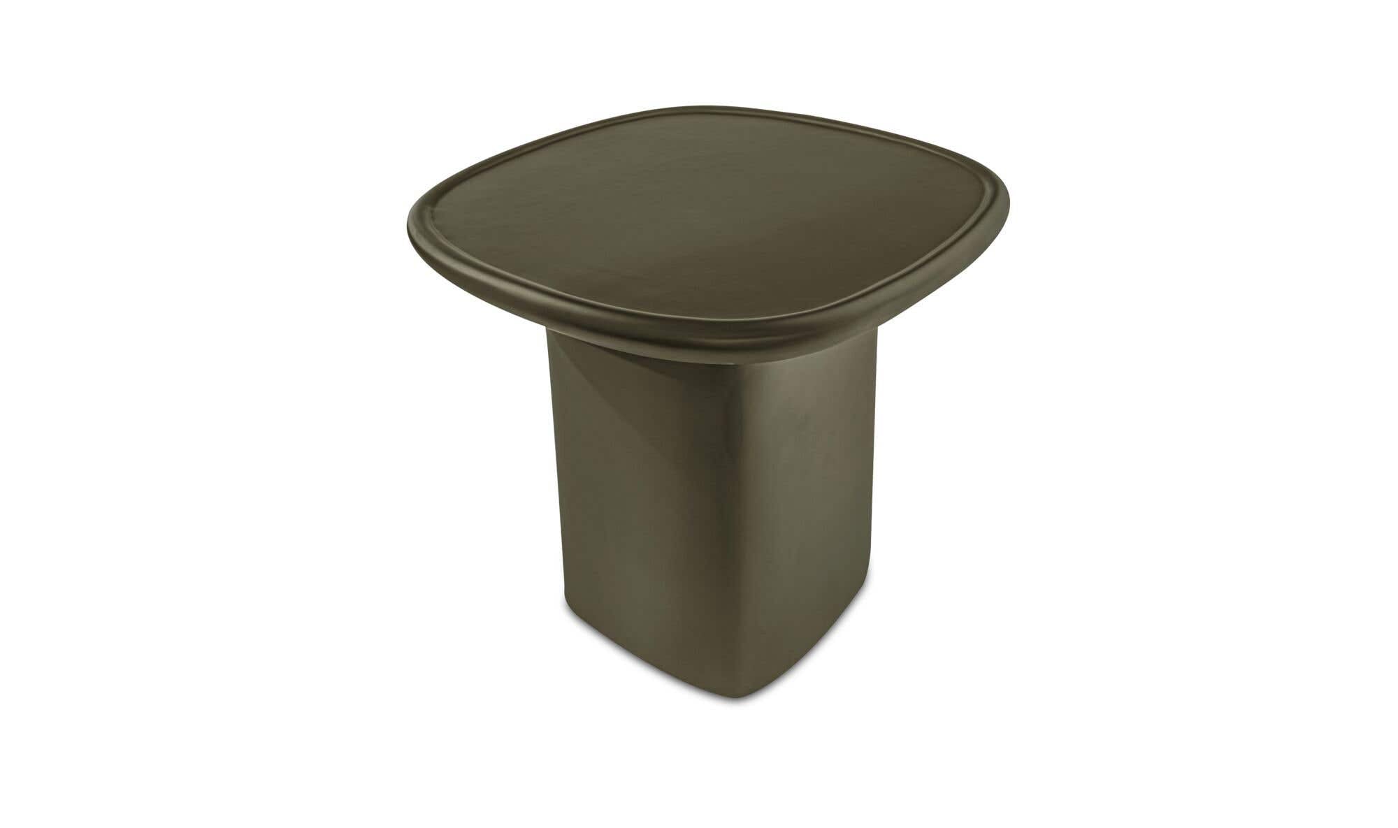 Manon Outdoor Side Table Deep Green by Moe's Home Collection - view 4