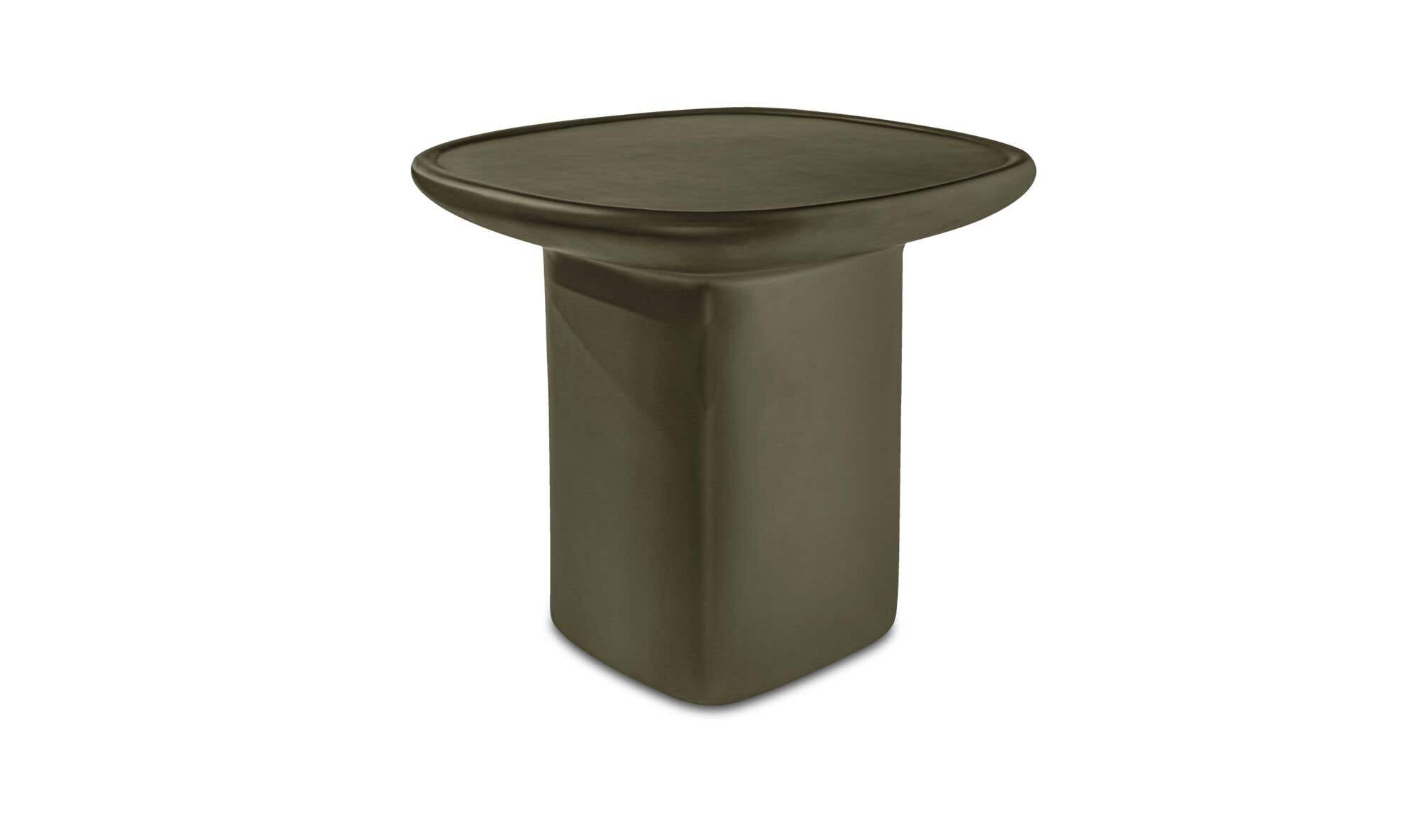 Manon Outdoor Side Table Deep Green by Moe's Home Collection - view 3