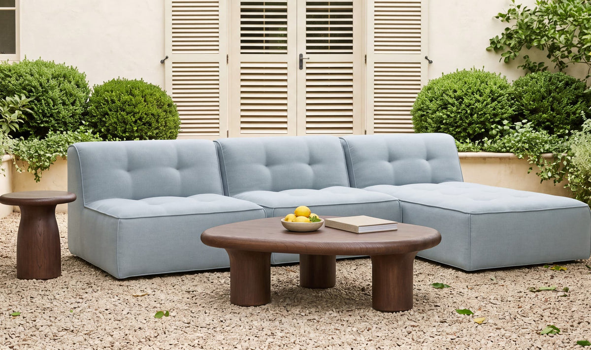 Warby Outdoor Side Table Brown by Moe's Home Collection - view 3