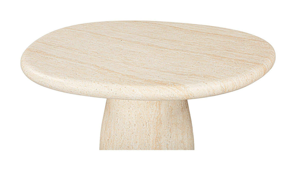 Warby Outdoor Bistro Table Faux Travertine by Moe's Home Collection - view 8