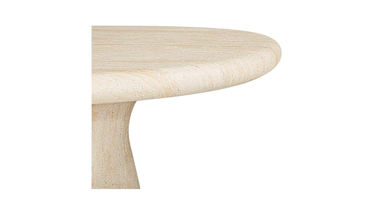 Warby Outdoor Bistro Table Faux Travertine by Moe's Home Collection - view 9