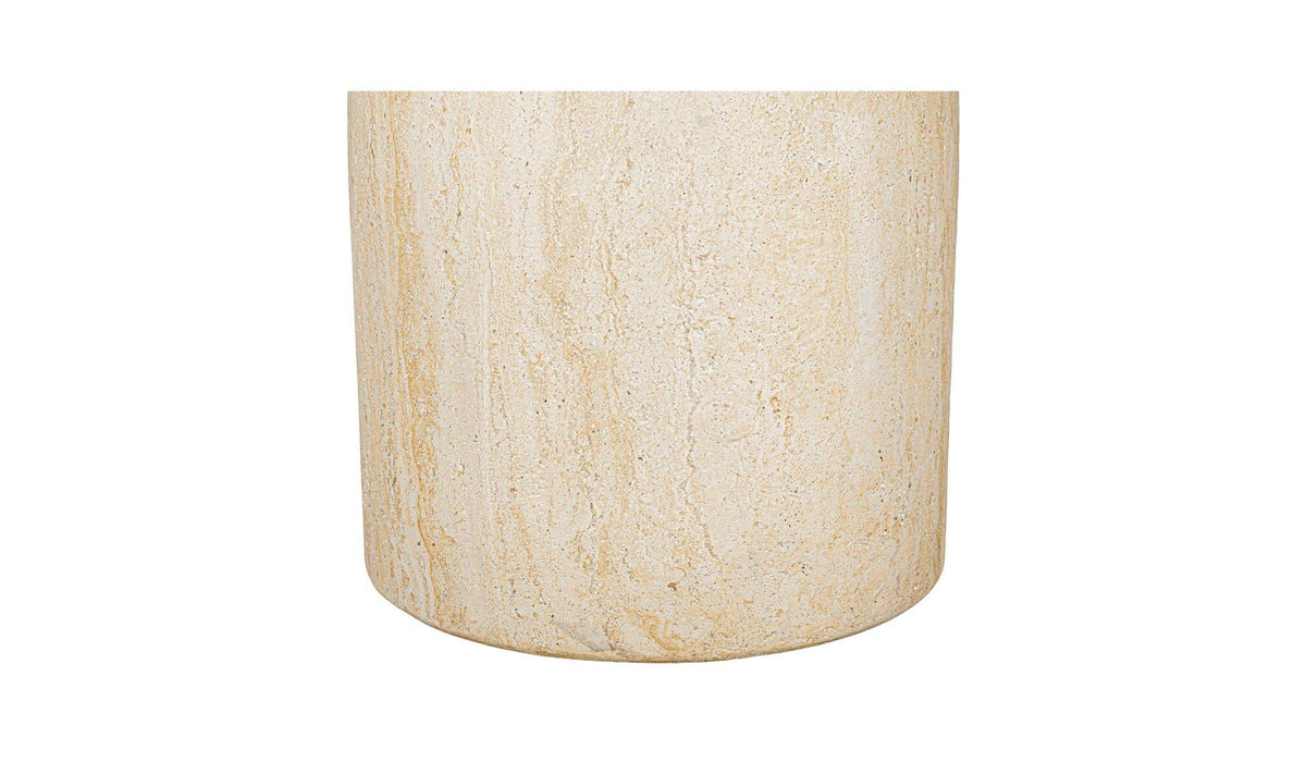 Warby Outdoor Bistro Table Faux Travertine by Moe's Home Collection - view 7