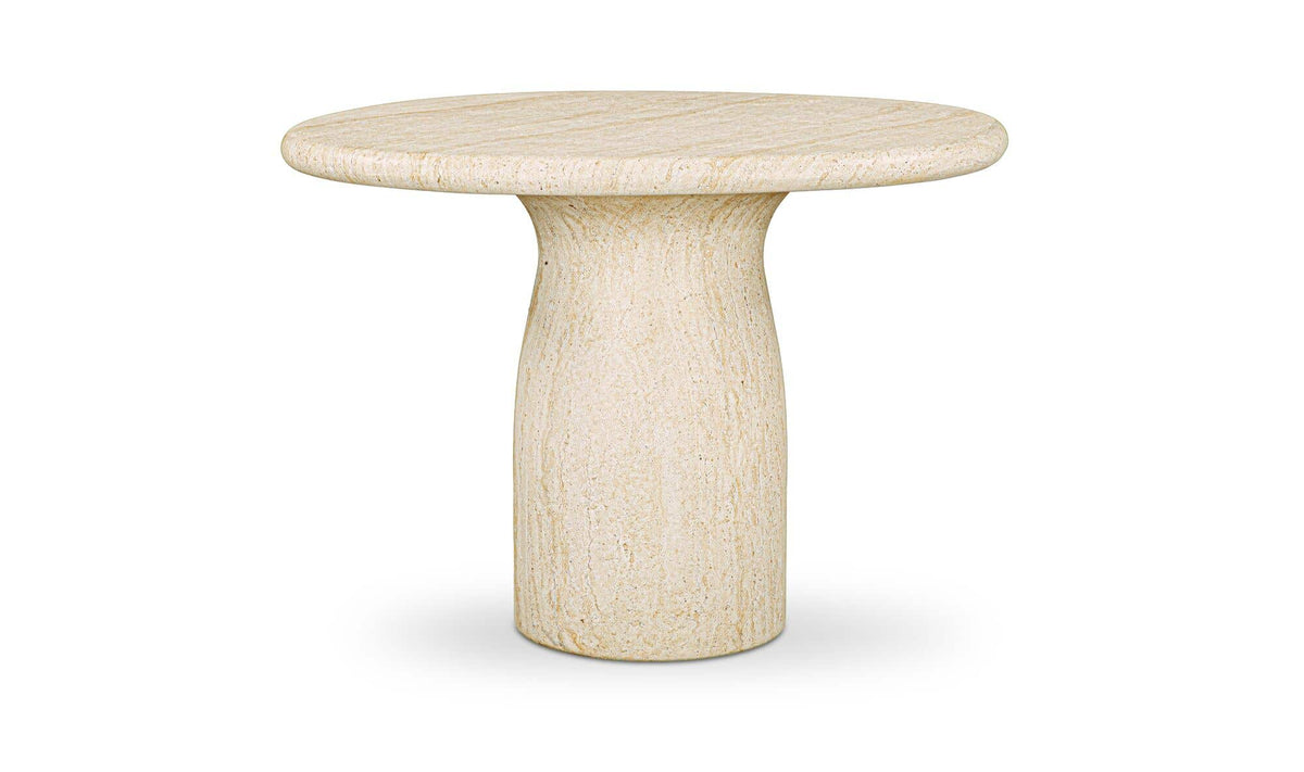 Warby Outdoor Bistro Table Faux Travertine by Moe's Home Collection - view 2