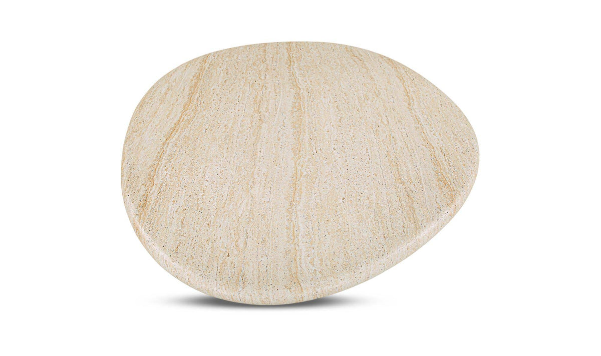 Warby Outdoor Bistro Table Faux Travertine by Moe's Home Collection - view 6