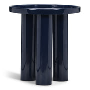 Eclat - Sofia Enamel End Table - Navy