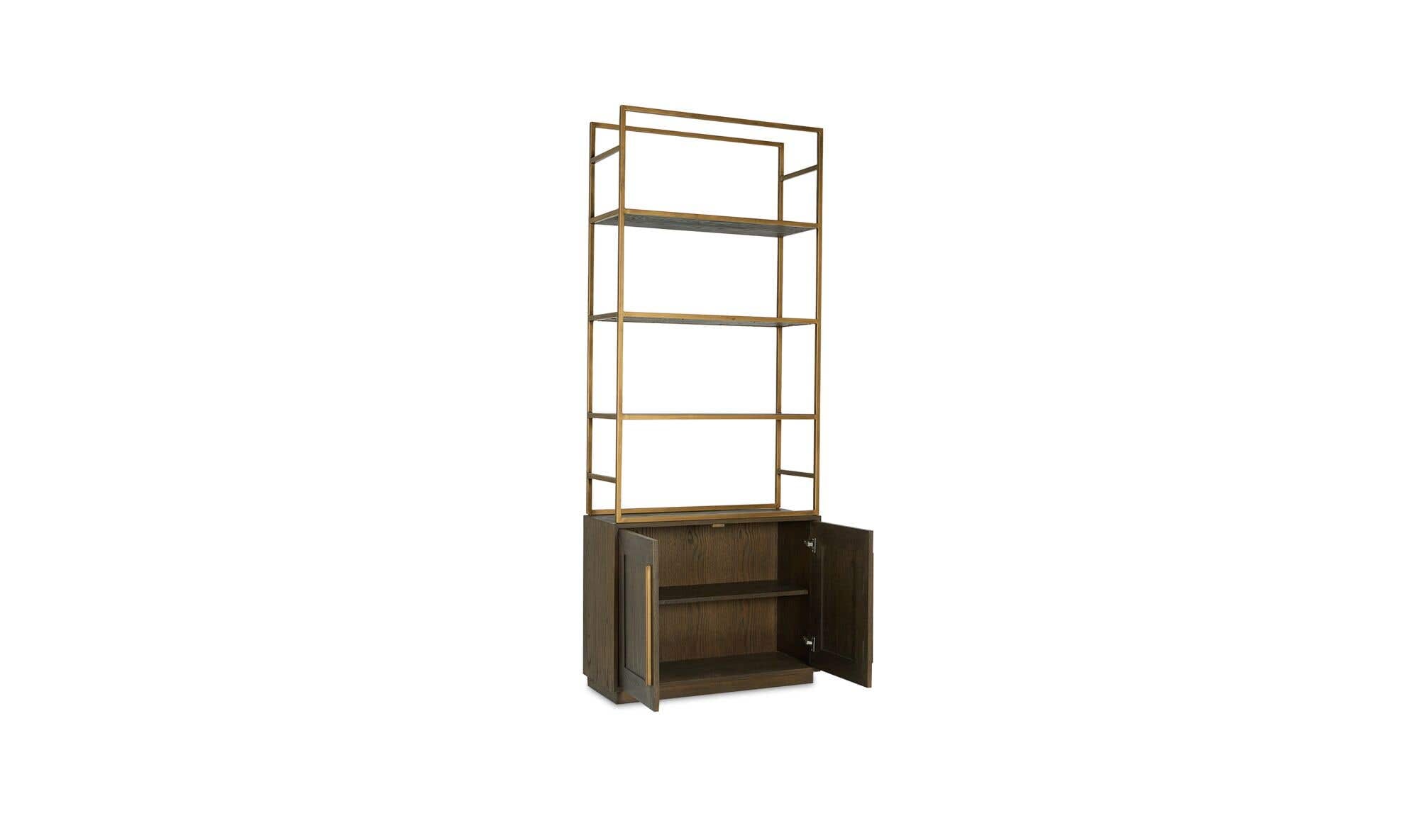 Elliot Bookshelf Brown by Moe's Home Collection - view 7