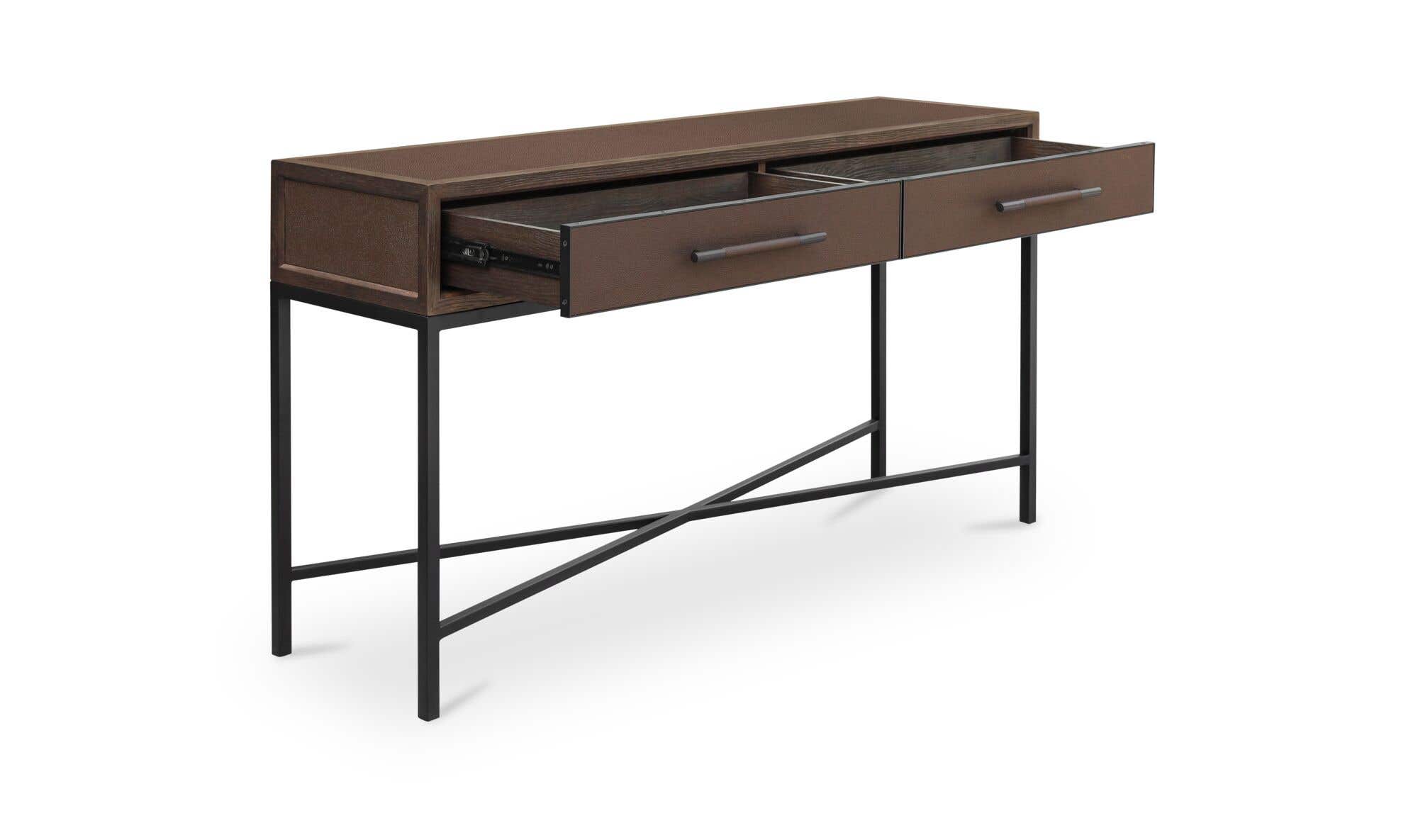 Mako Console Table Brown by Moe's Home Collection - view 6
