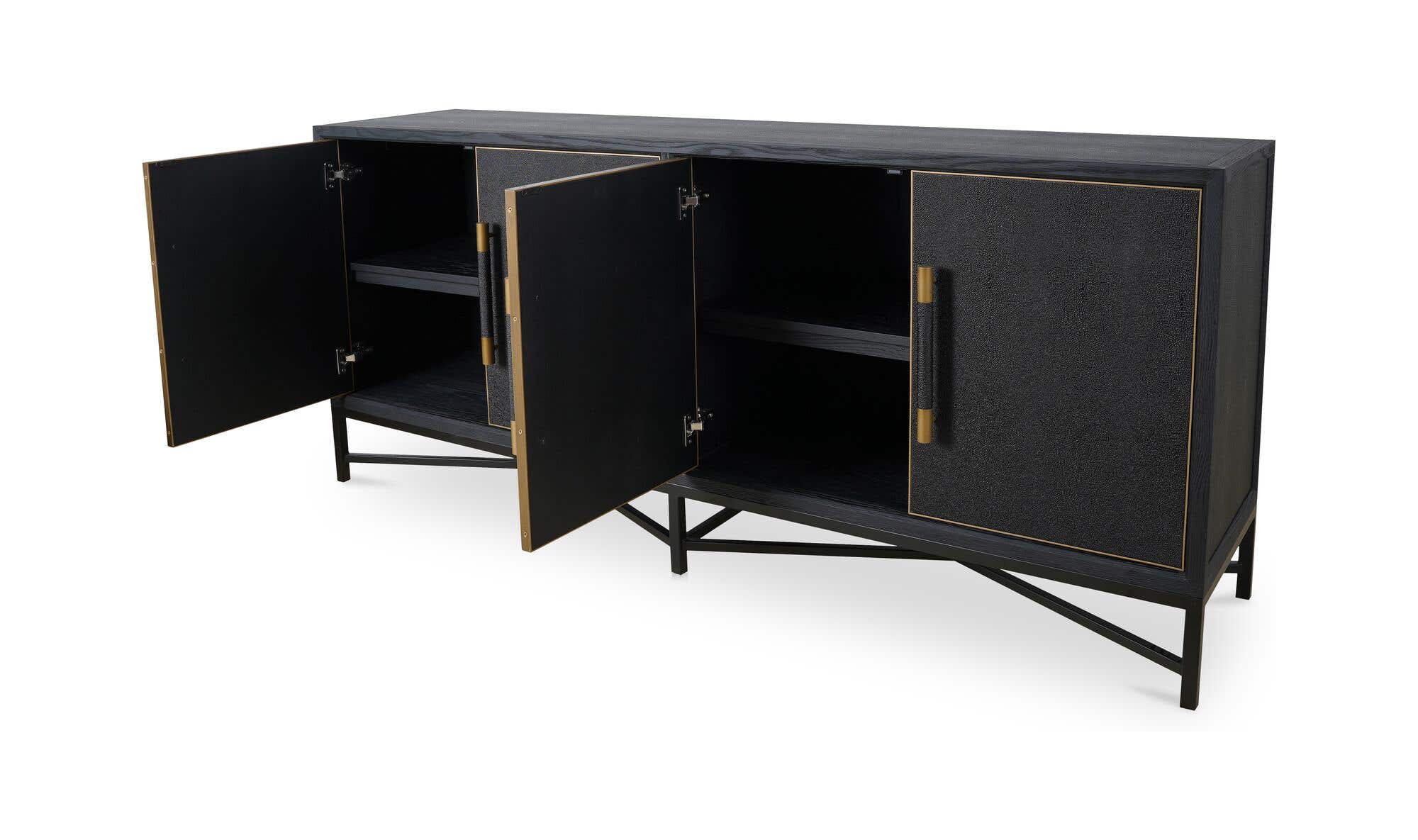 Mako Sideboard Black by Moe's Home Collection - view 6