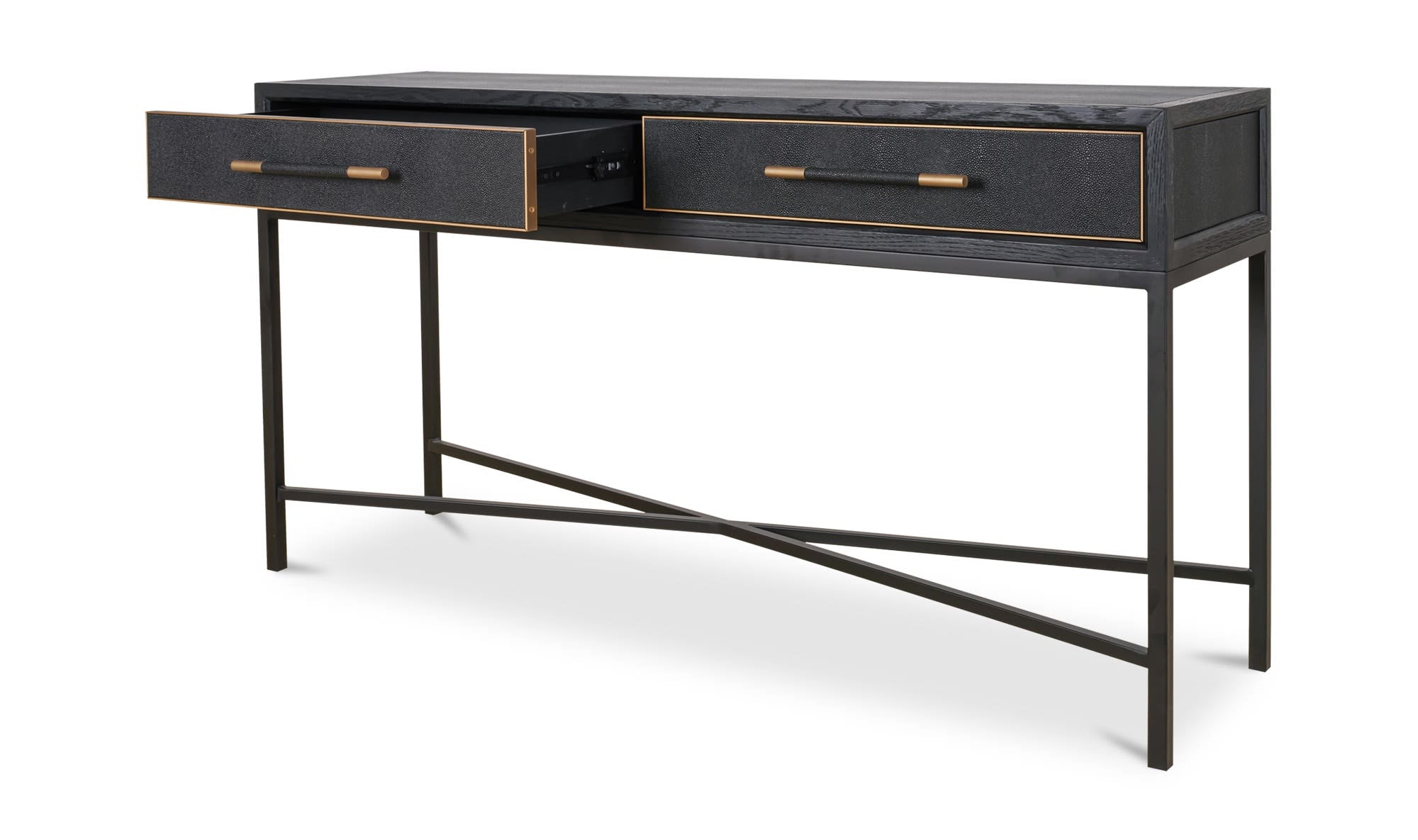 Mako Console Table Black by Moe's Home Collection - view 8