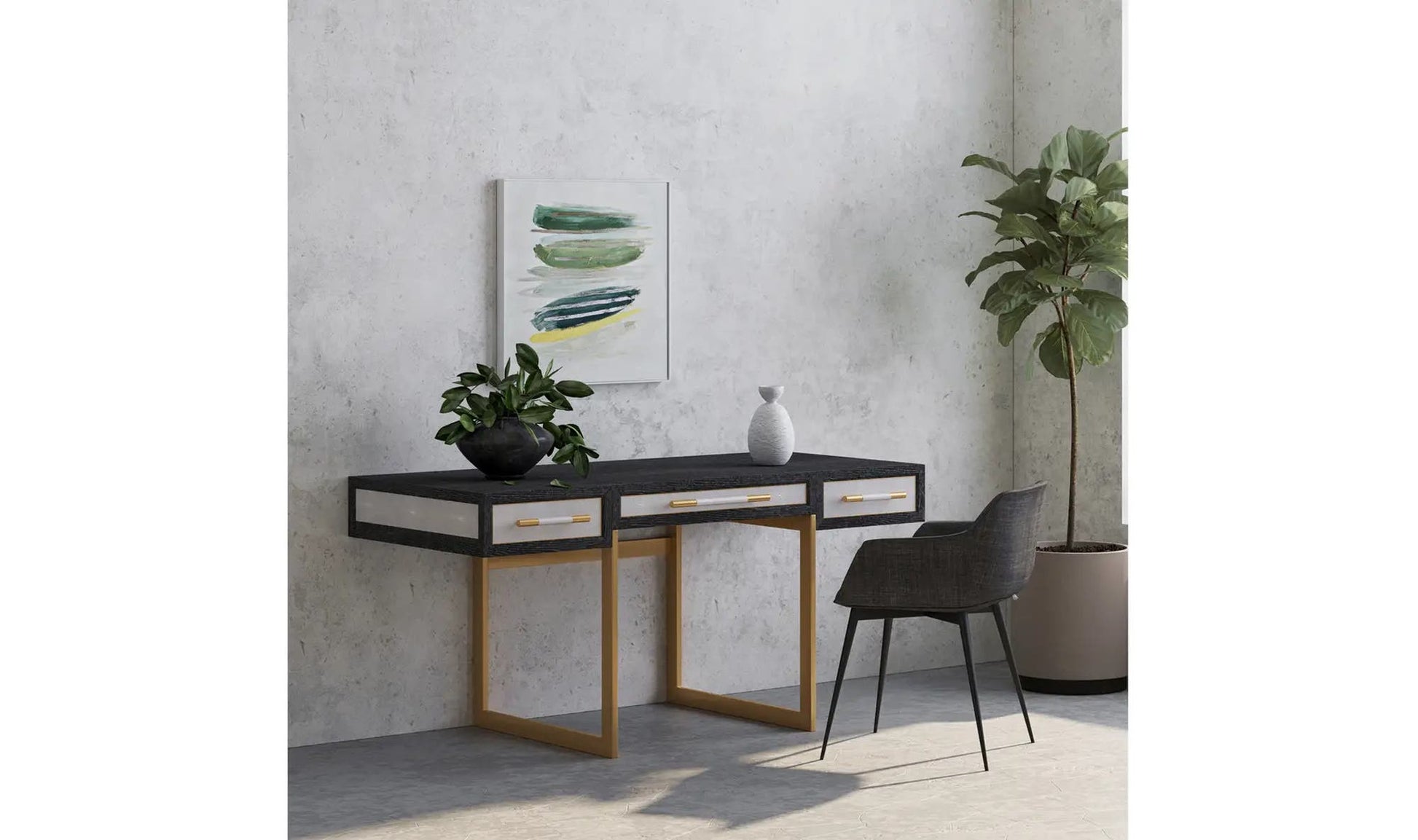 Mako Desk Grey by Moe's Home Collection - view 10