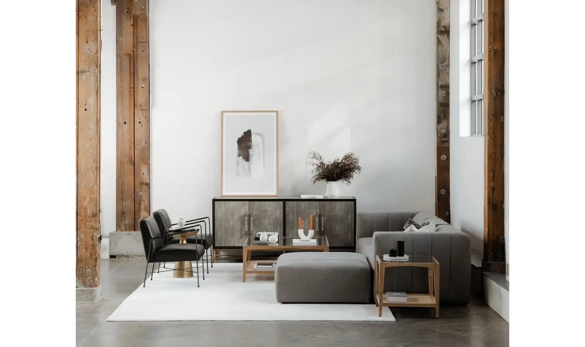 Harrington Coffee Table Natural by Moe's Home Collection - view 7