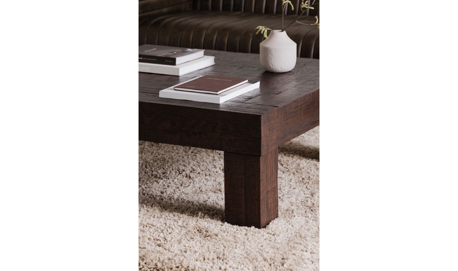 Evander Coffee Table Rustic Brown by Moe's Home Collection - view 9