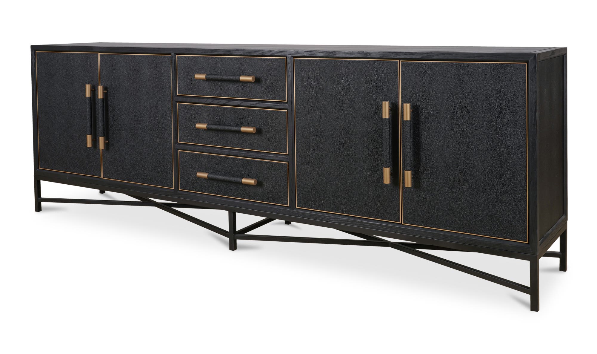 Mako Sideboard Large Black by Moe's Home Collection - view 10