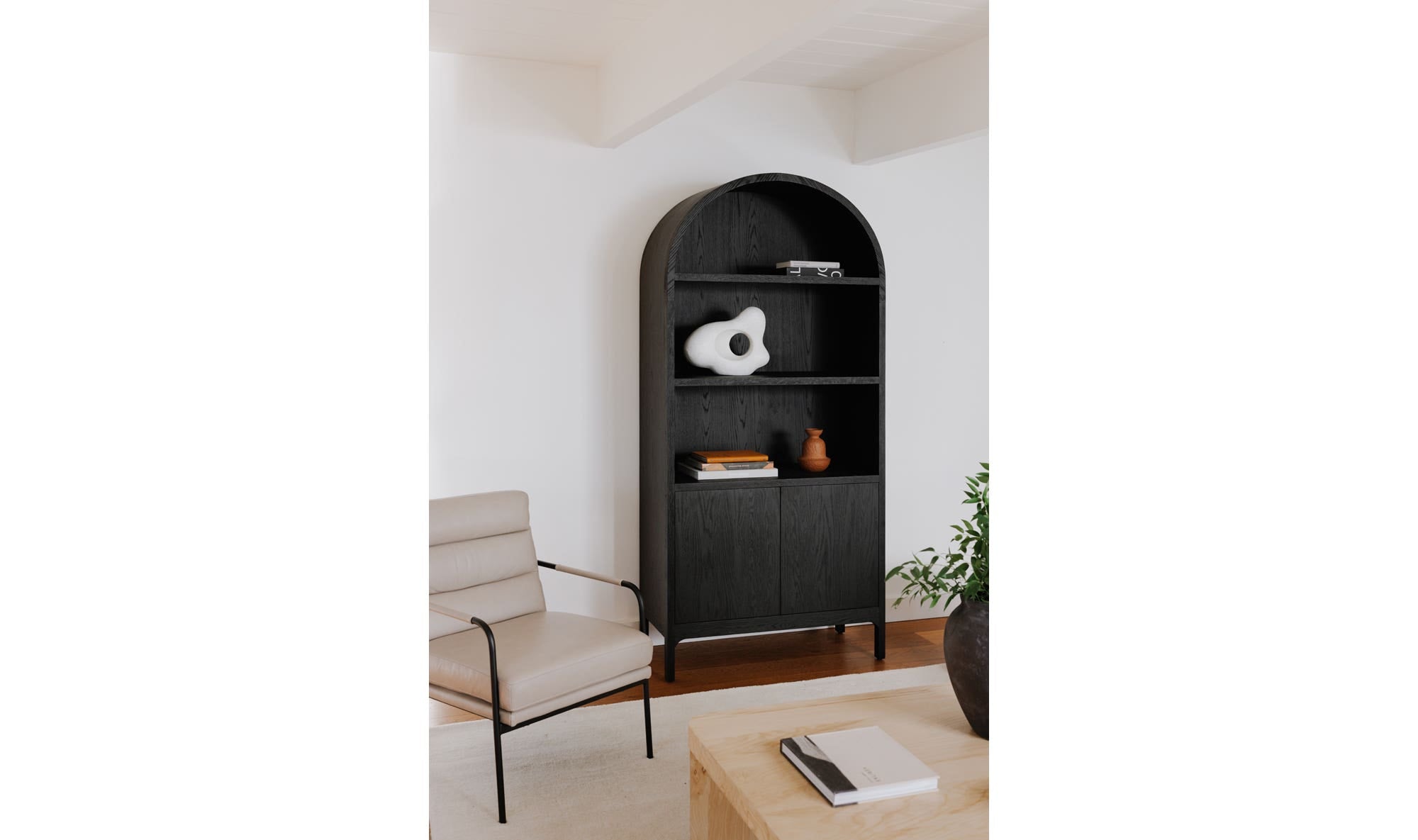 Wilde Display Cabinet Black Oak by Moe's Home Collection - view 13