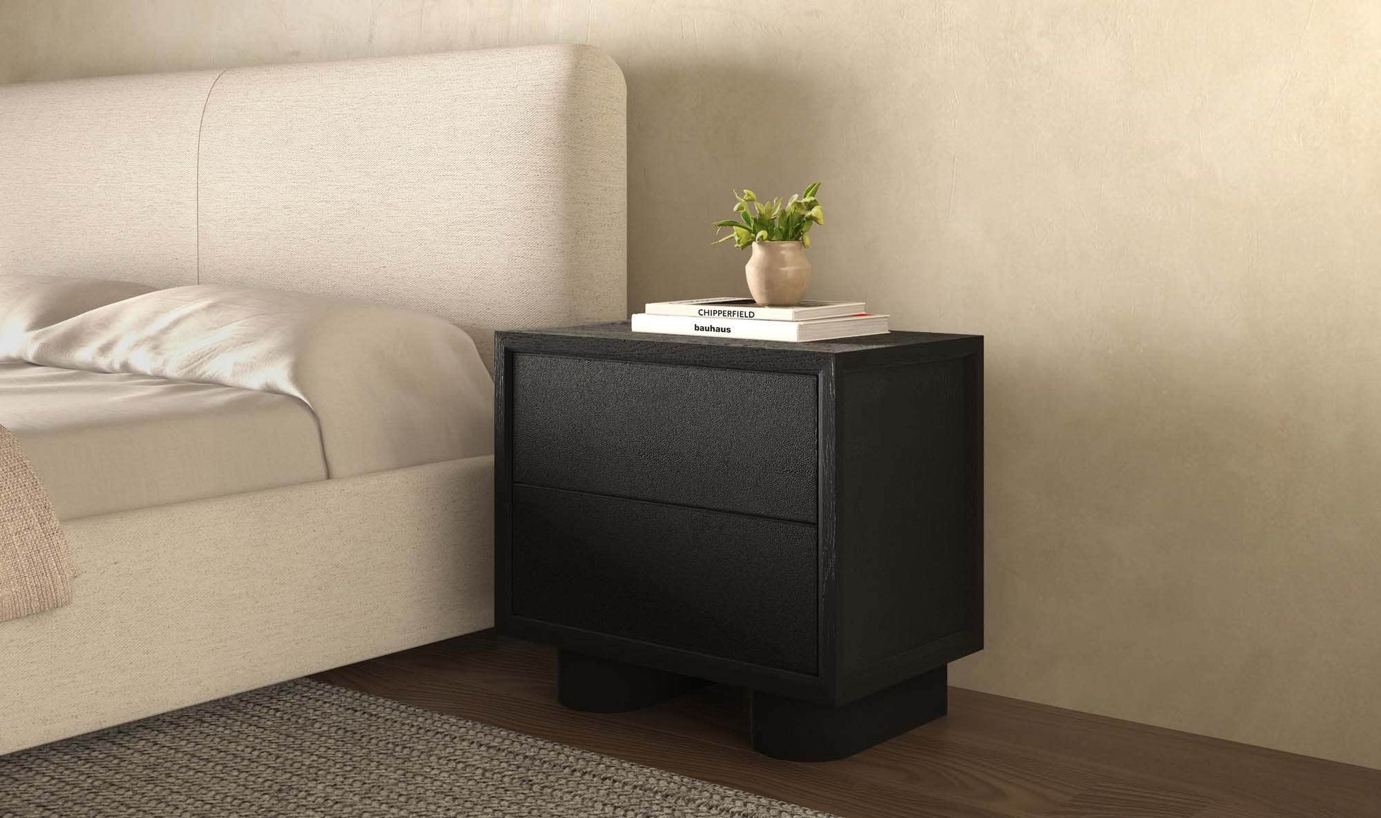 Marcelle Nightstand Black by Moe's Home Collection - view 7