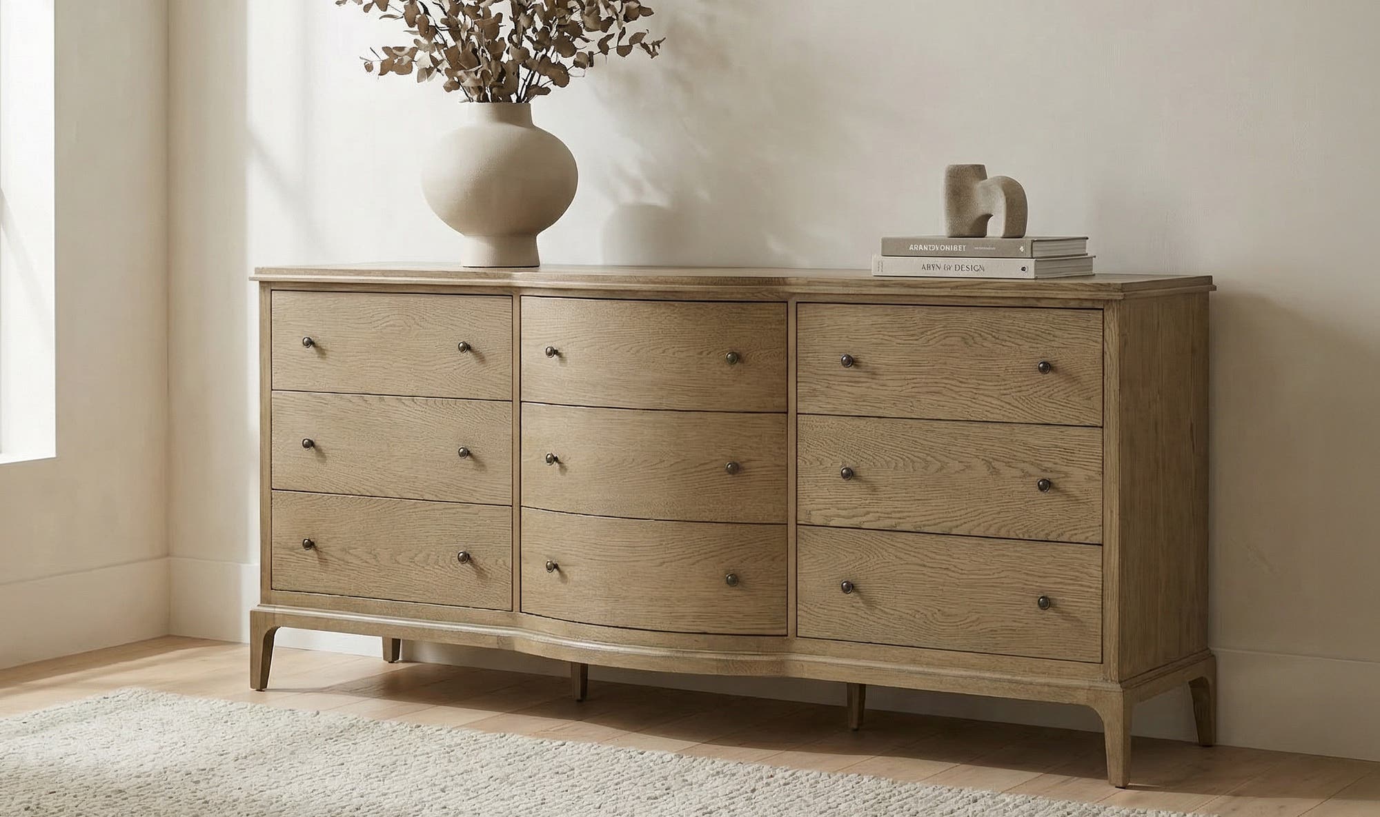 Sadie 9 Drawer Dresser Brown by Moe's Home Collection - view 5