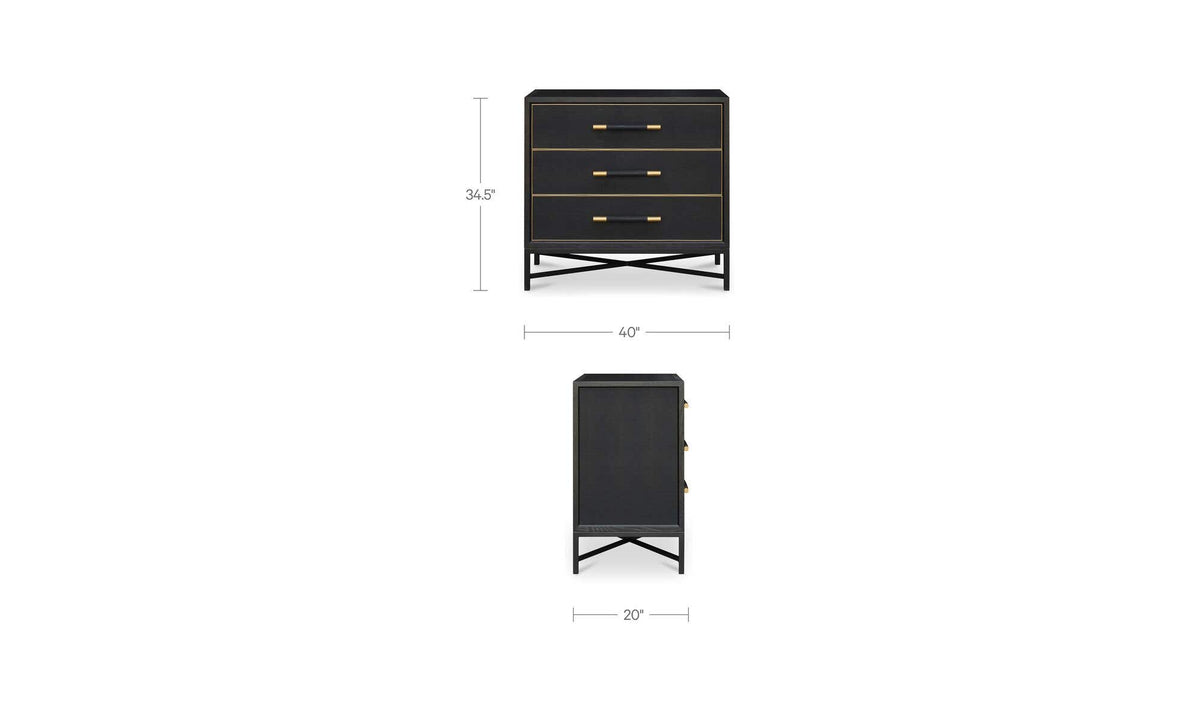 Mako Chest Black by Moe's Home Collection - view 12
