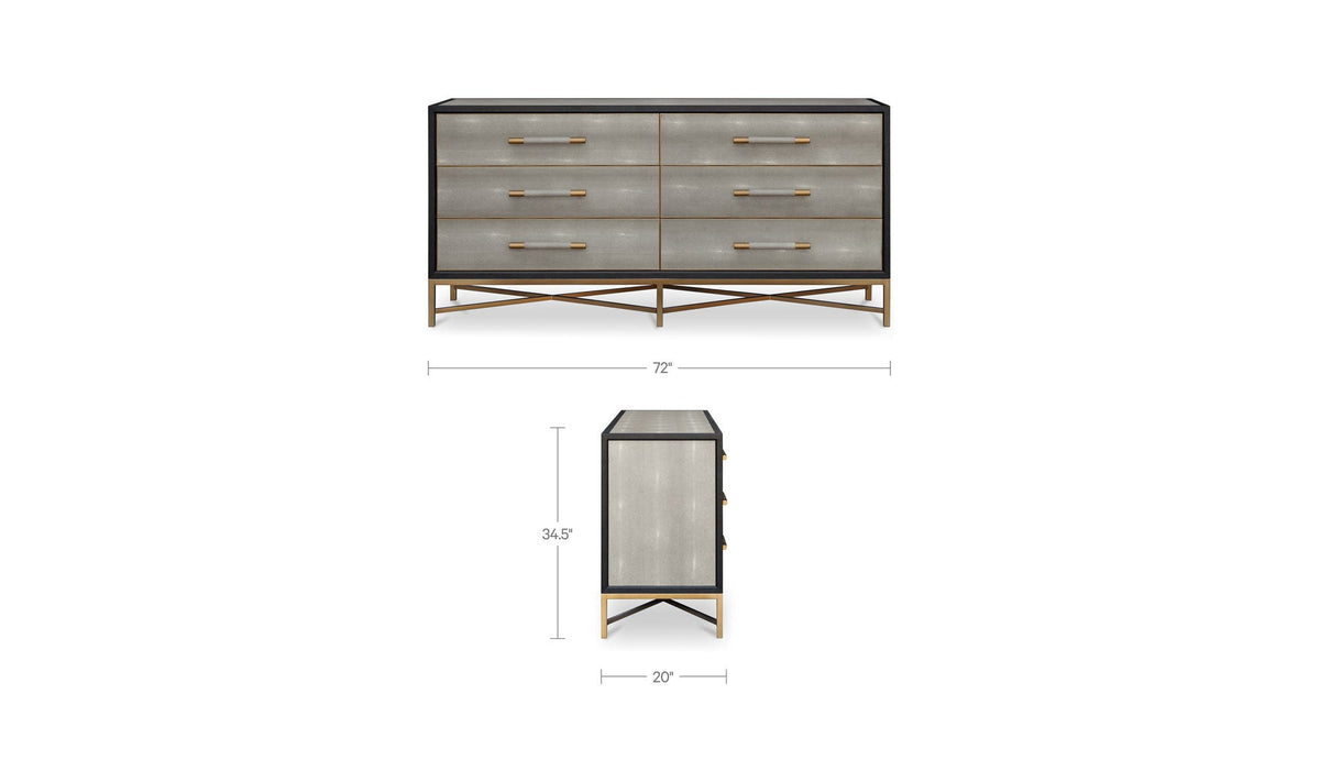 Mako Dresser Grey by Moe's Home Collection - view 13