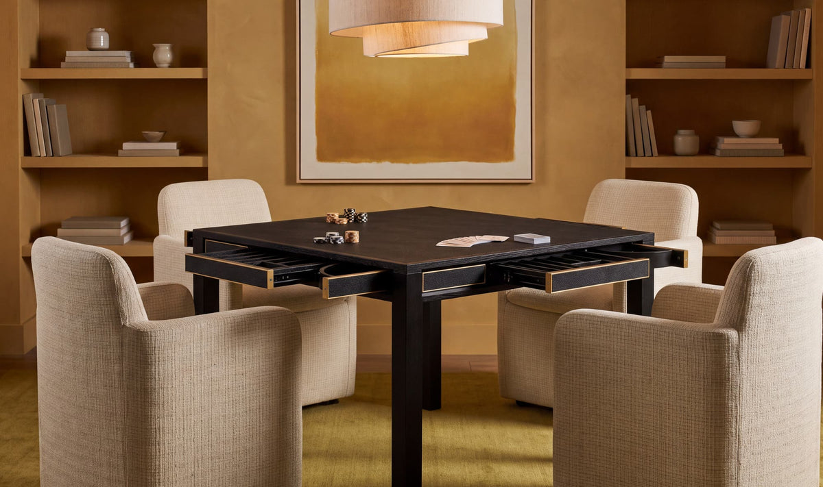 Mako Game Table Black by Moe's Home Collection - view 4