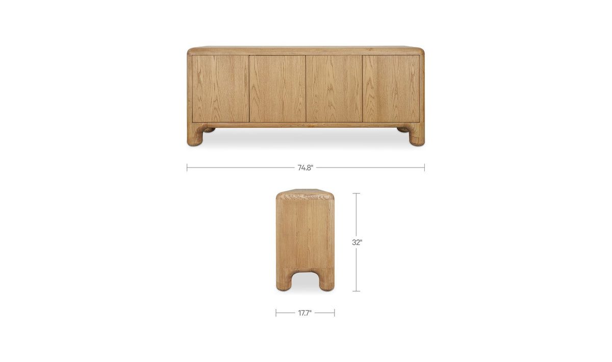 Kenzo Sideboard Natural by Moe's Home Collection - view 12