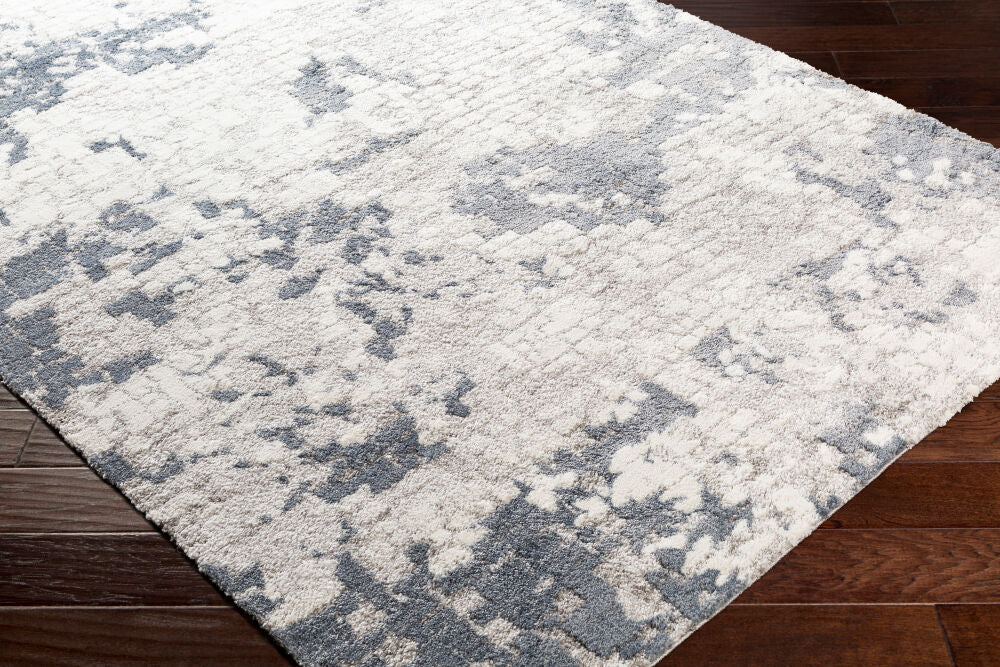 Venice Denim/Pale Blue Machine Woven Rug VNE-2300 - corner