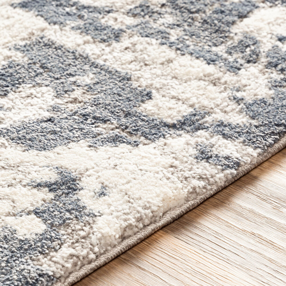 Venice Denim/Pale Blue Machine Woven Rug VNE-2300 - texture