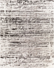 Venice Black/Medium Gray Machine Woven Rug VNE-2301 - 2' x 2'11"