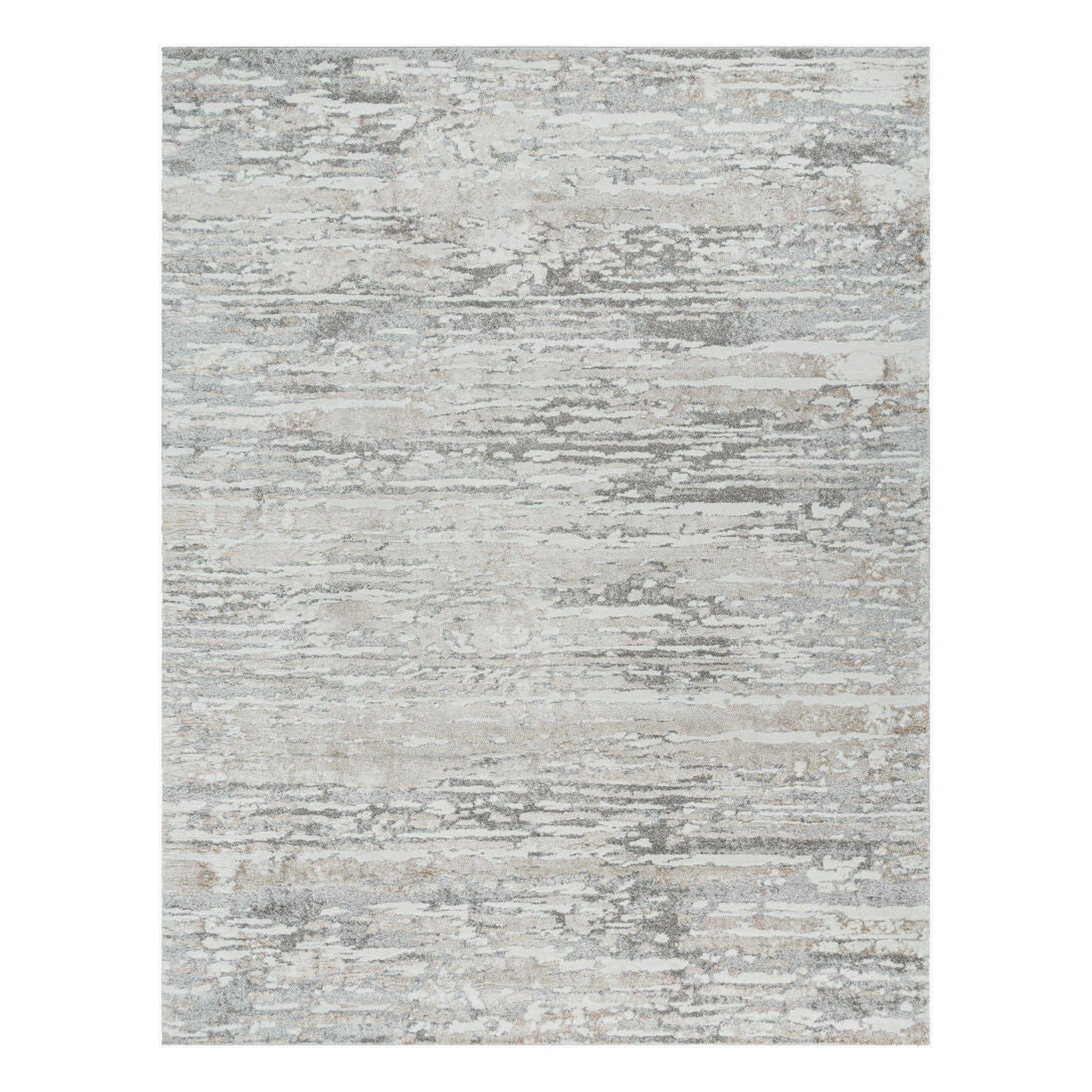 Venice Ivory/Tan Machine Woven Rug - 2' x 2'11"