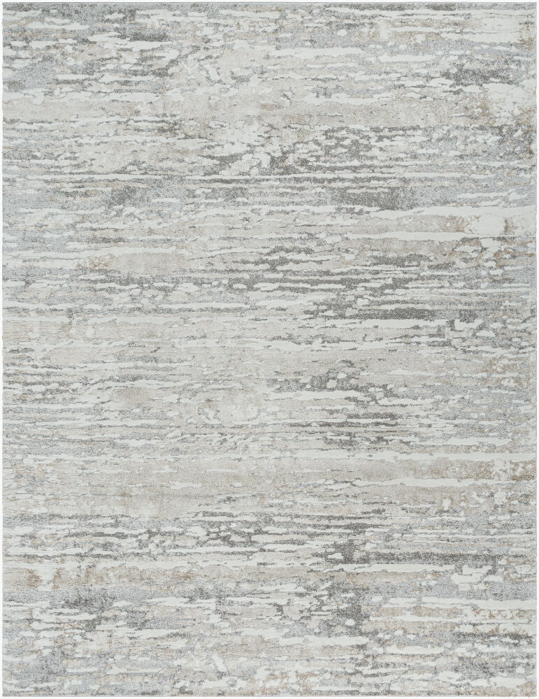 Venice Ivory/Tan Machine Woven Rug - 2' x 2'11"