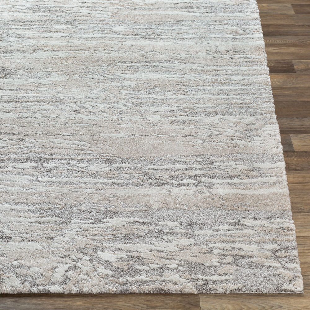 Venice Ivory/Tan Machine Woven Rug - front