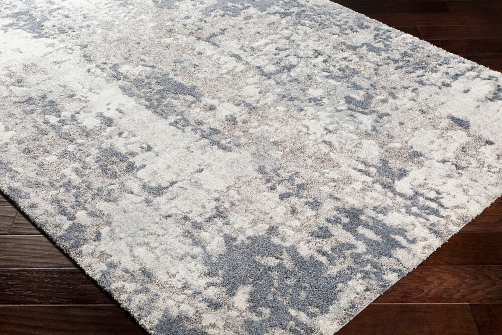 Venice Denim/Pale Blue Machine Woven Rug VNE-2304 - corner