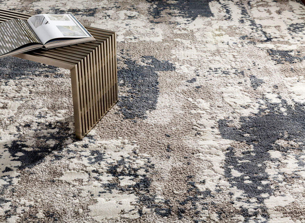 Venice Denim/Pale Blue Machine Woven Rug VNE-2306 - styleshot