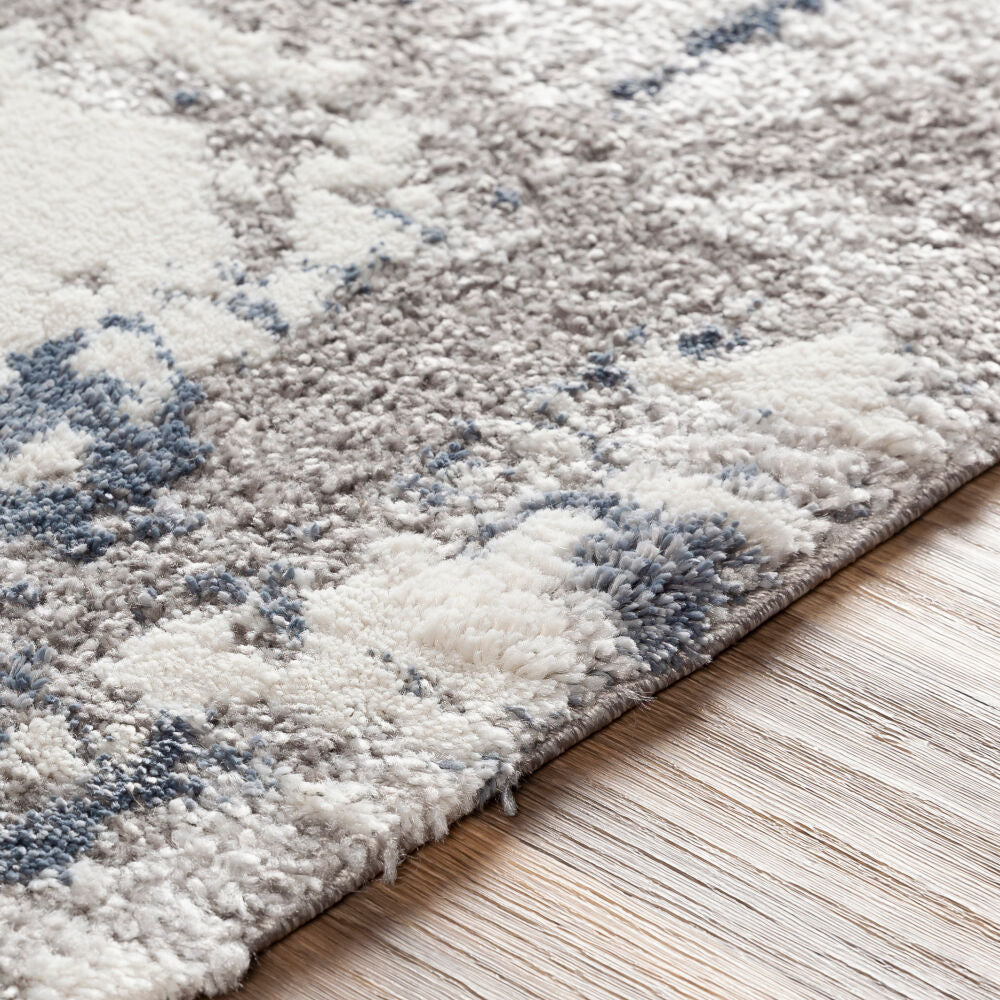 Venice Denim/Pale Blue Machine Woven Rug VNE-2306 - texture