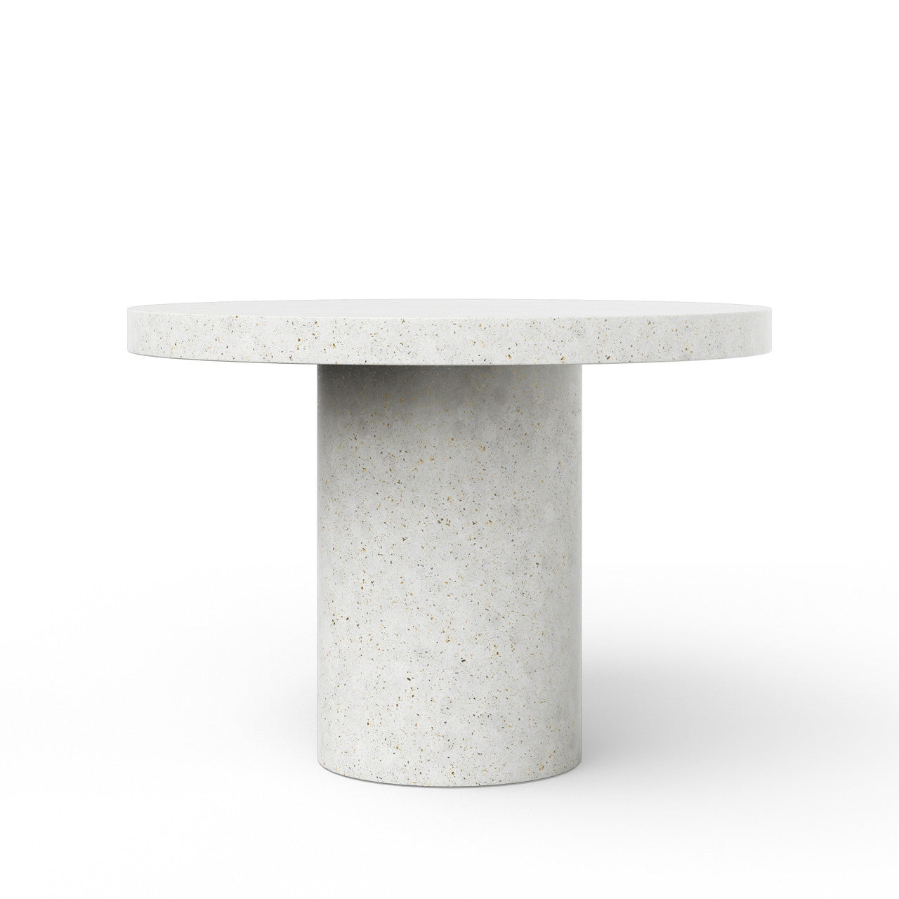 Mixx - Circa - Bar Height Dining Table - 60"Dia. - Ivory Terrazzo