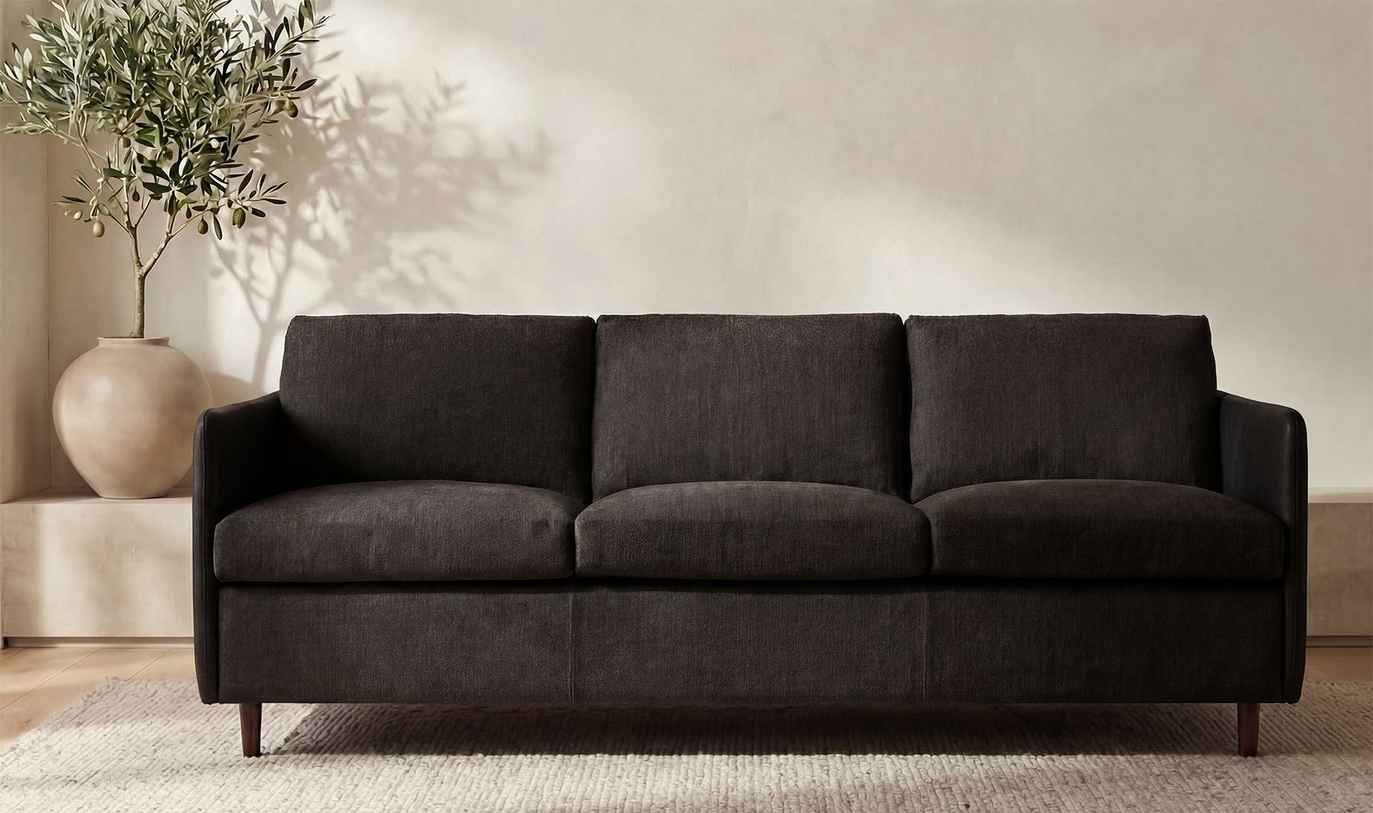 Teller Sofa Warm Black by Moe's Home Collection - view 4