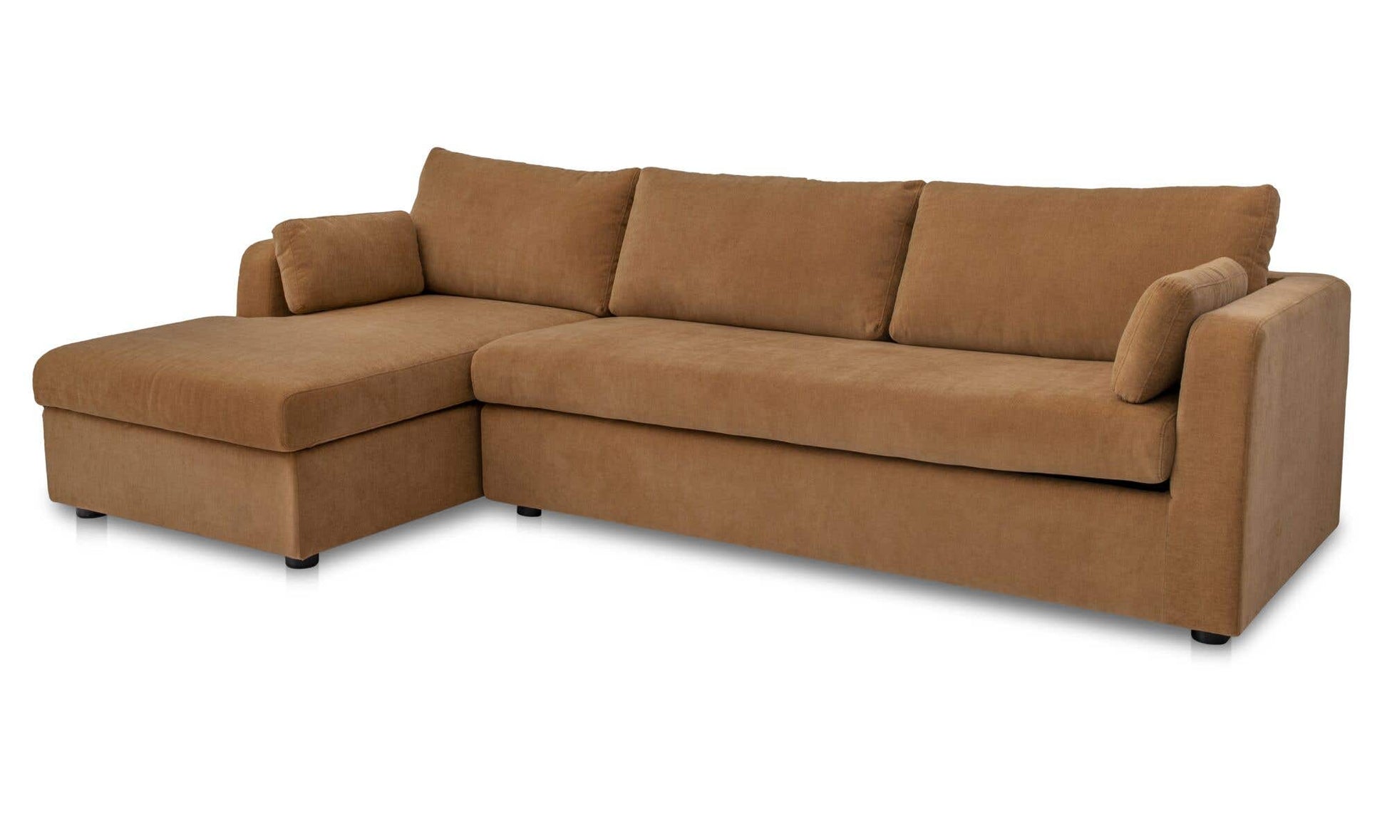Burrow Sleeper Sectional With Storage Chaise Ginger Left by Moe's Home Collection - view 10