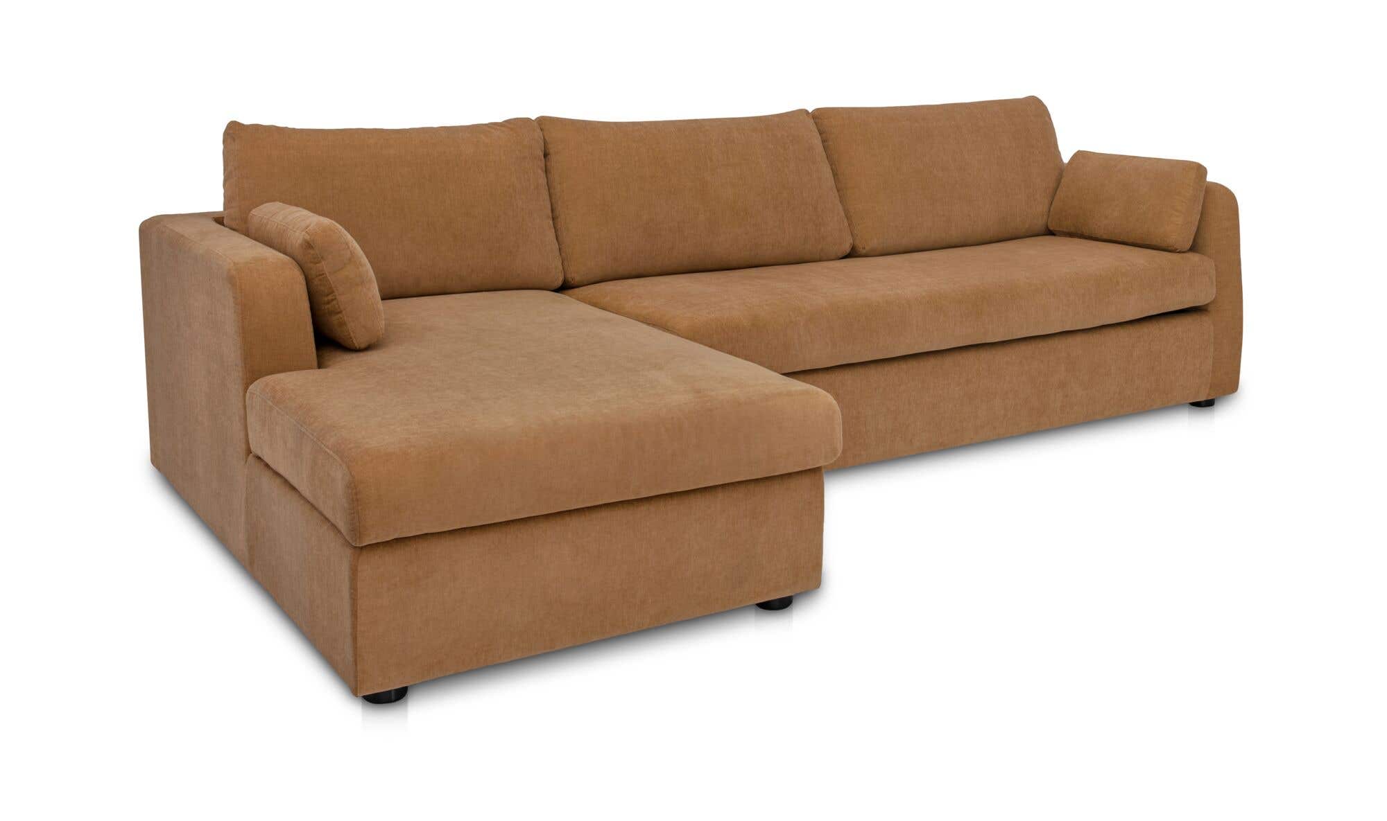 Burrow Sleeper Sectional With Storage Chaise Ginger Left by Moe's Home Collection - view 5