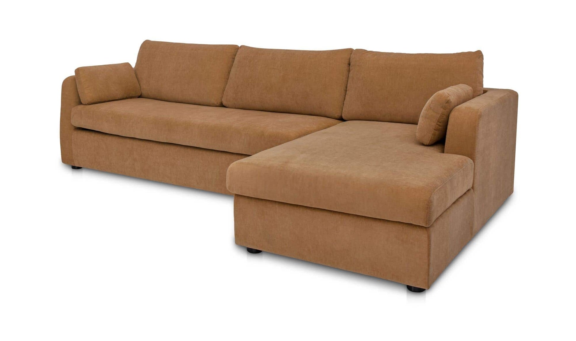 Burrow Sleeper Sectional With Storage Chaise Ginger Right by Moe's Home Collection - view 5