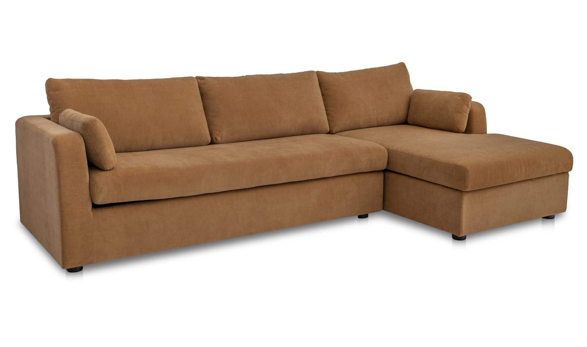 Burrow Sleeper Sectional With Storage Chaise Ginger Right by Moe's Home Collection - view 10