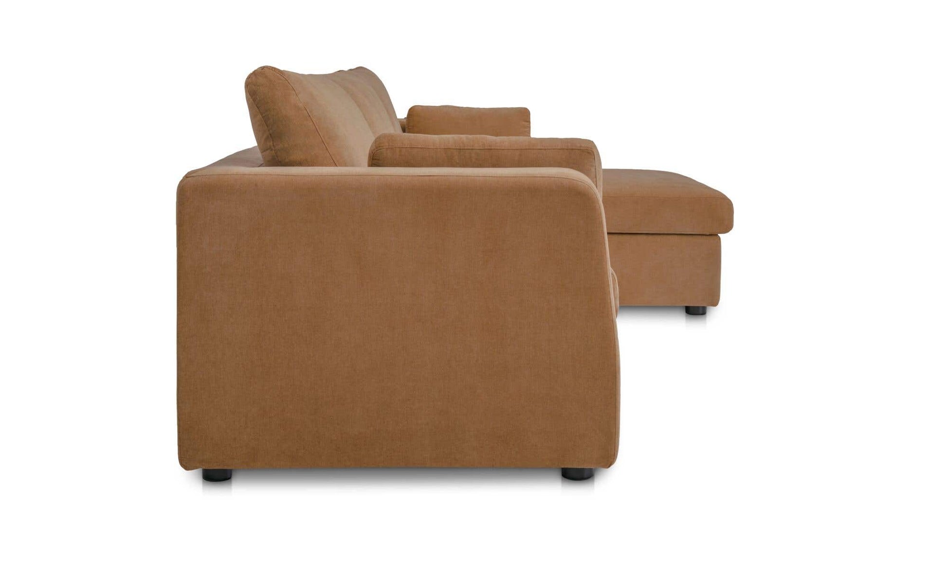 Burrow Sleeper Sectional With Storage Chaise Ginger Right by Moe's Home Collection - view 9