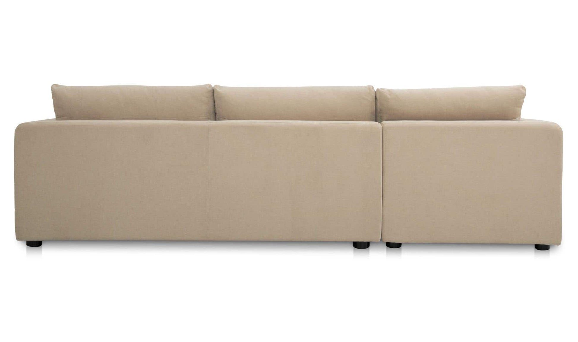 Burrow Sleeper Sectional With Storage Chaise Sand Left by Moe's Home Collection - view 8