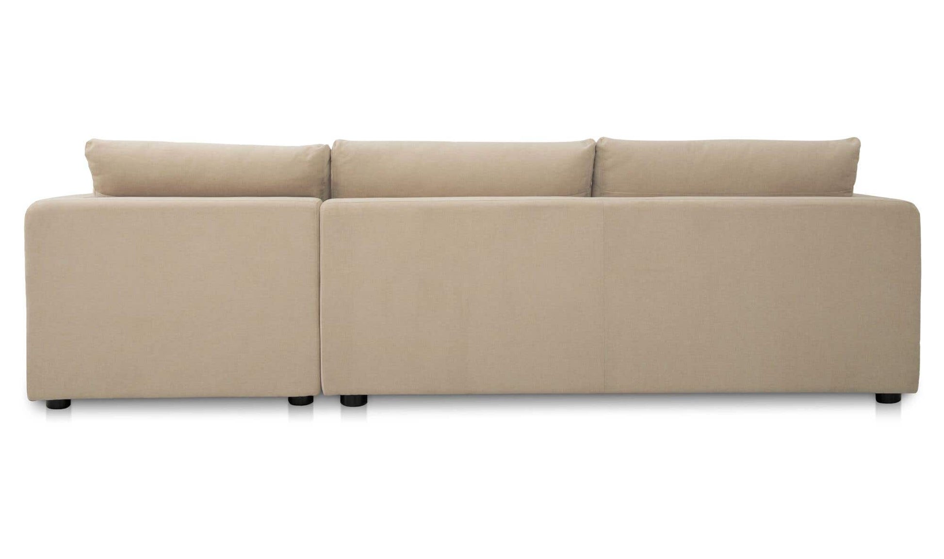 Burrow Sleeper Sectional With Storage Chaise Sand Right by Moe's Home Collection - view 8