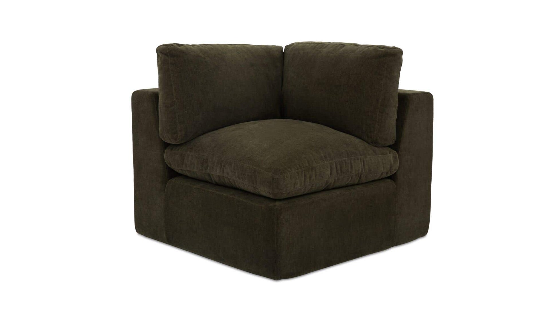 Cates Corner Chair Dark Green by Moe's Home Collection - view 11