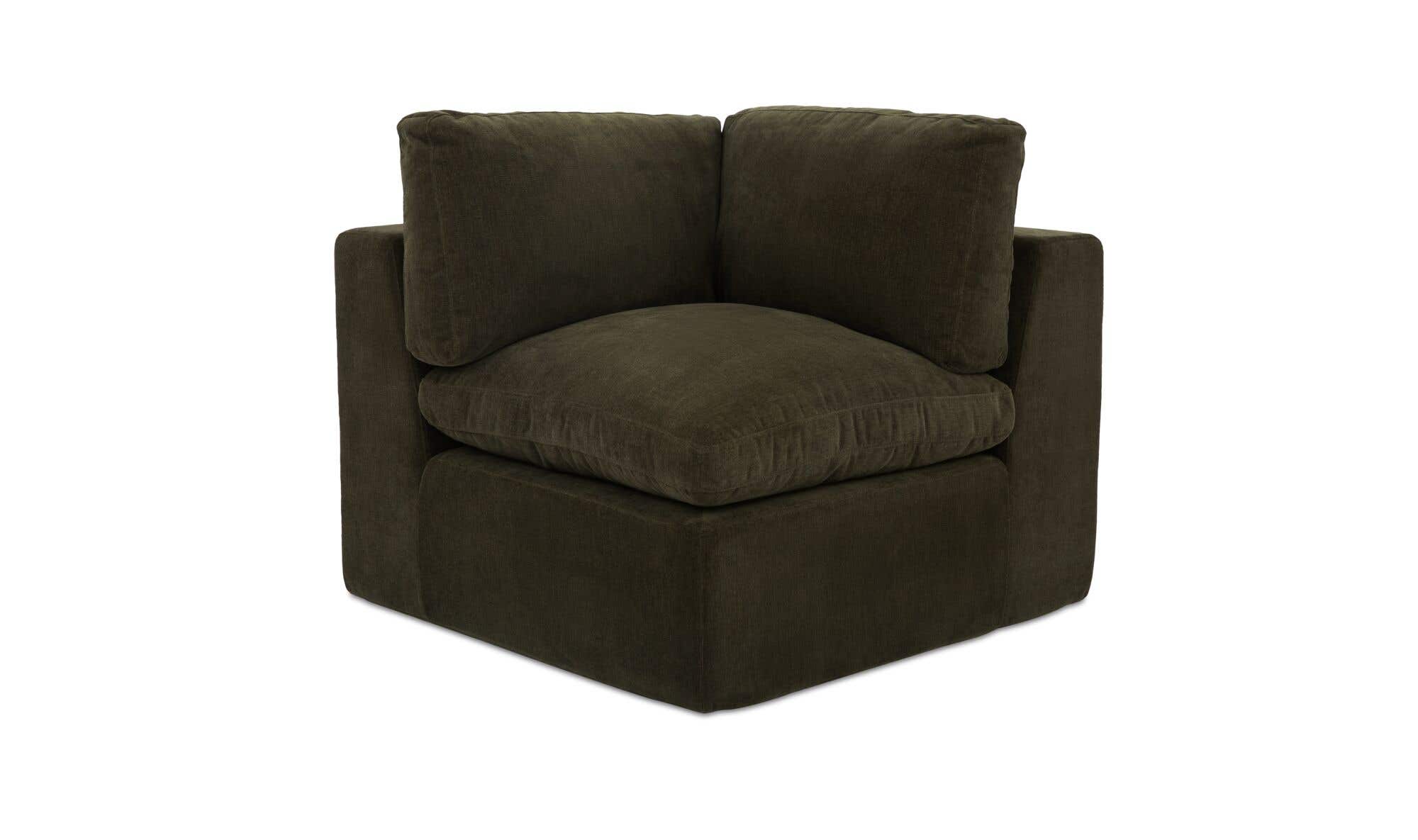 Cates Corner Chair Dark Green by Moe's Home Collection - view 11
