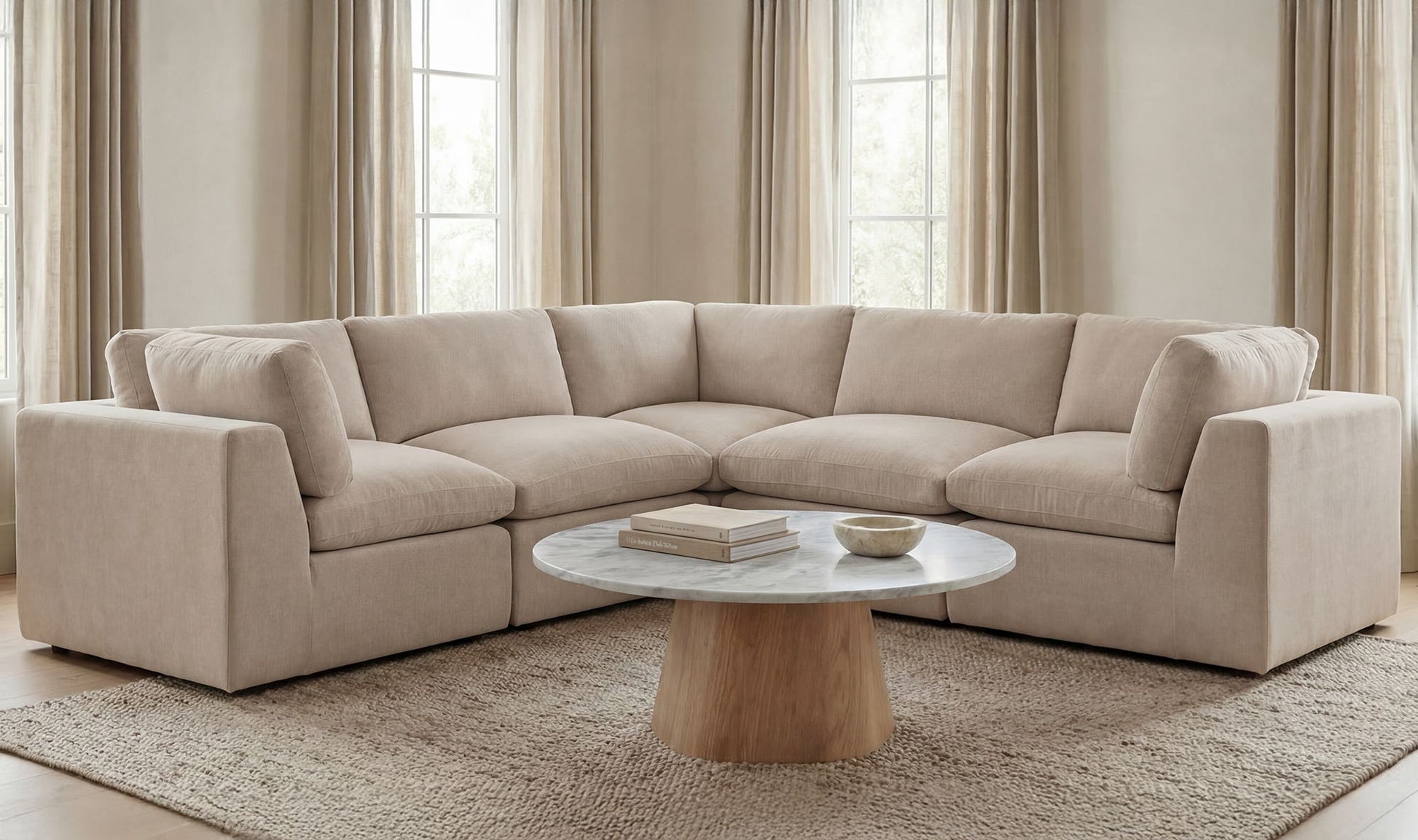 Cates Corner Chair Pebble by Moe's Home Collection - view 7